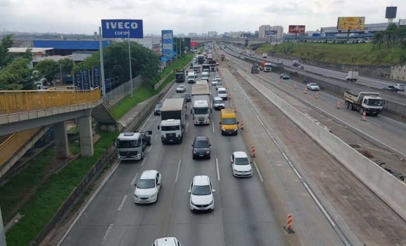 Obras deixarão pista da Dutra bloqueada