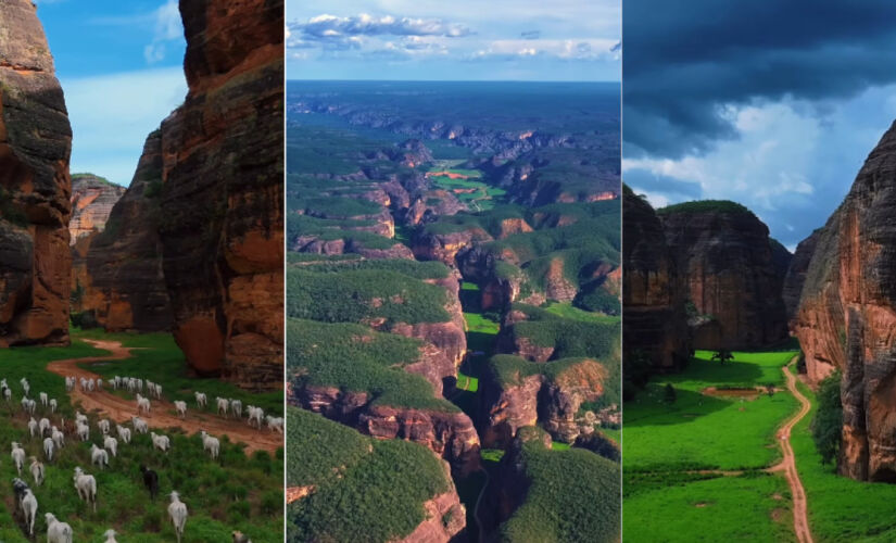 Localizados a cerca de 600 km da capital, Teresina, os Cânios do Viana, no Piauí impressionam pela imponência e diversidade de cores