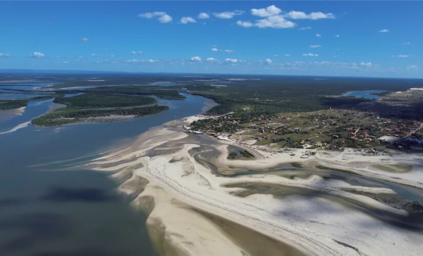 O Delta do Parnaíba fica na fronteira do Maranhão com o Piauí 