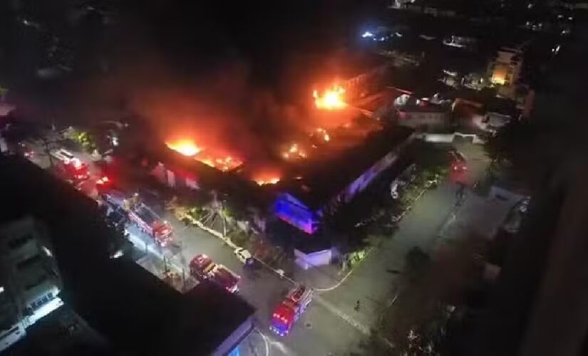 Quatro pessoas moravam no terreno da fábrica e conseguiram sair em segurança