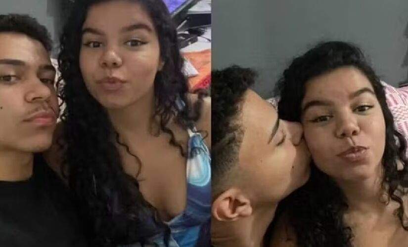 A jovem Ana Carolina Pereira de Santana, de 18 anos, morta a facadas pelo namorado, Lucas Alves Pereira, que está foragido