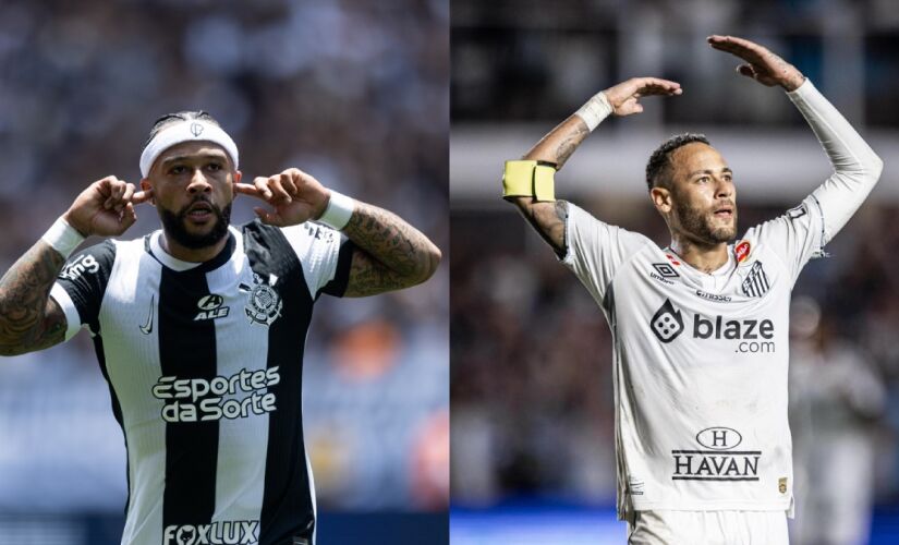 Corinthians e Santos se enfrentam, nesta quarta-feira, no Paulistão