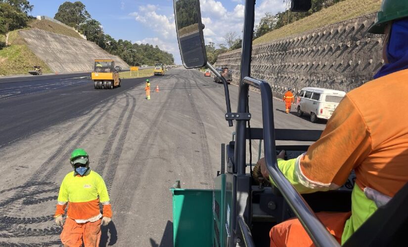 Base das obras foi montada na cidade de Guarulhos, na Grande São Paulo