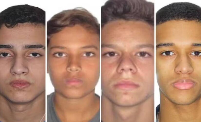 Pedro Henrique Souza Saraiva, João Pedro de Oliveira Reis, Hugo dos Santos Aliberti Dias e Matheus Jesus Eugênio dos Santos morreram no acidente entre ônibus e carreta em Nuporanga