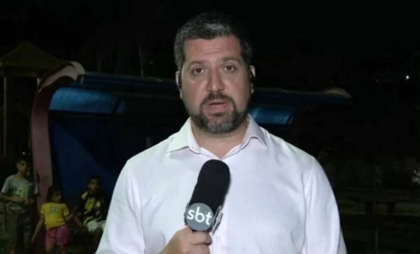 Rafael Batalha (foto) é repórter do SBT e participa diariamente do programa Tá Na Hora, comandando por Datena 