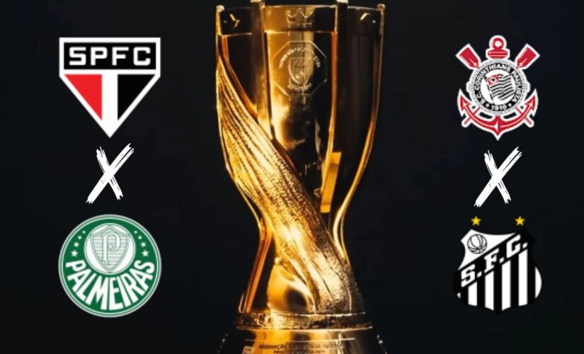 É a décima vez que os 4 principais times de São Paulo irão se enfrentar no campeonato paulista