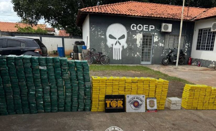 Traficante foi preso em flagrante e a droga permaneceu apreendida