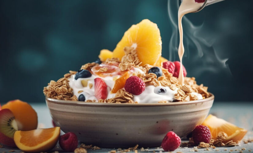 Devido a grande quantidade de fibras, a granola contribui com a sensação de saciedade