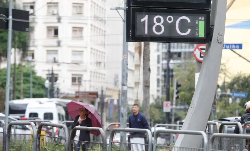 Confira a previsão de mínima e máxima para esta terça e quarta-feira em São Paulo