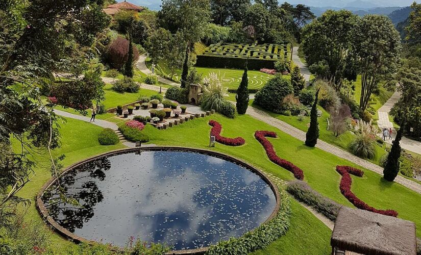 Parque Amantikir é um dos principais pontos turísticos da cidade de Campos do Jordão