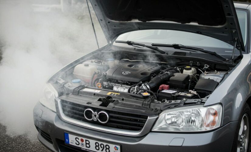 Tomar atitudes cautelosas e manter a calma ajuda com o resfriamento de motores superaquecidos
