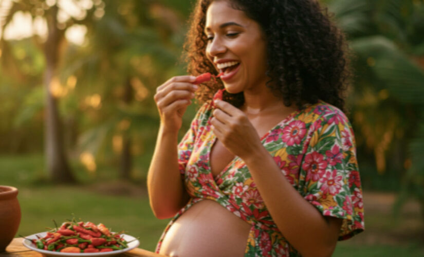 Comer chili durante a gravidez pode ser mais benéfico do que parece