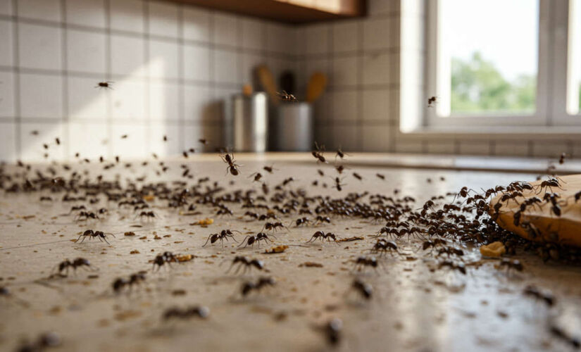 Aprenda como café e especiarias resolvem o problema das formigas na cozinha de forma natural
