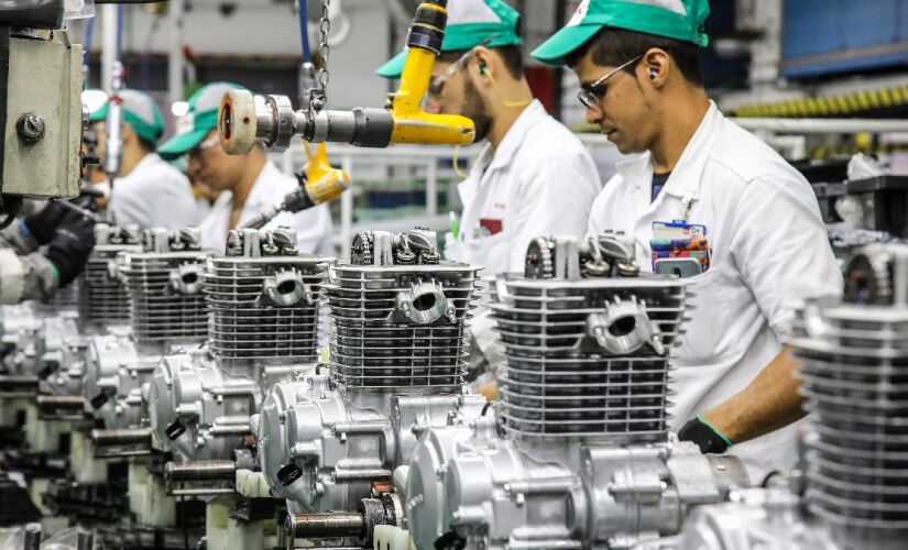 Fábrica da Honda Motos na Zona Franca de Manaus (AM)