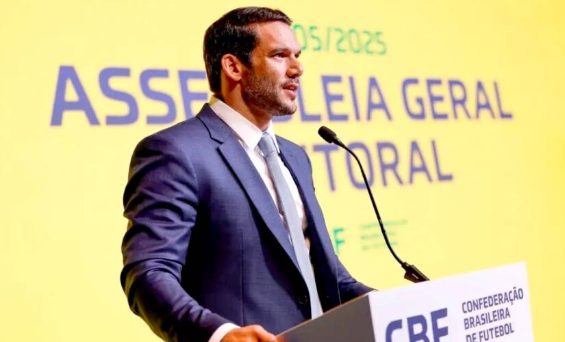 Samir Xaud foi eleito presidente da CBF no último domingo