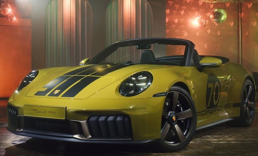Porsche mostrou o 911 Spirit 70 no Salão do Automóvel de Xangai, na China