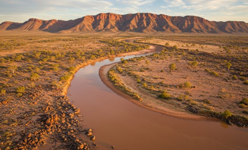 Finke, o rio que existe há 350 milhões de anos e guarda segredos da Austrália ancestral