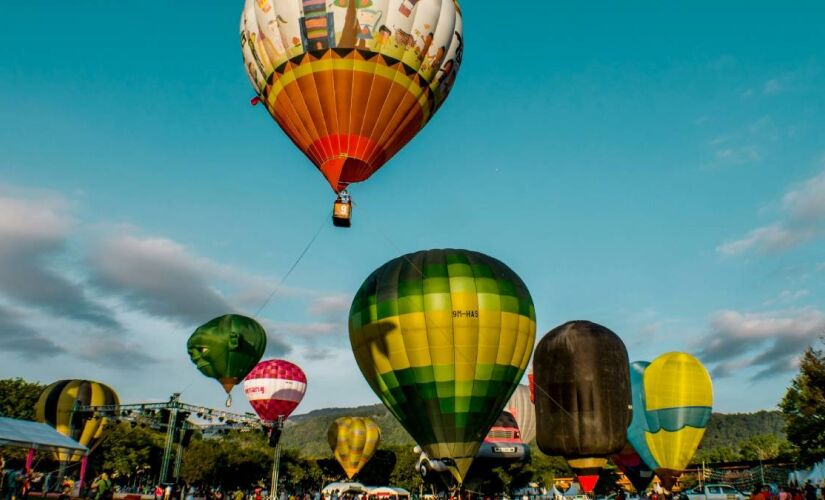 Copa do Brasil de Balonismo é um evento gratuito e aberto ao público de todas as idades