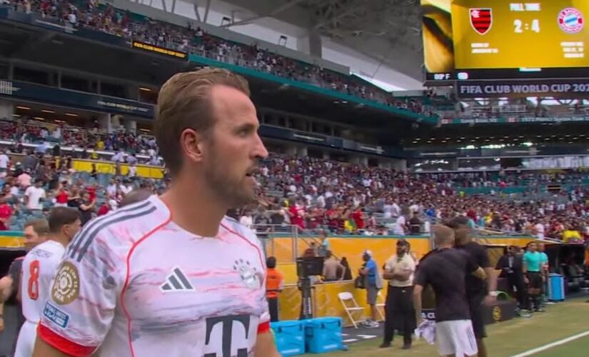 Harry Kane marcou dois dos quatro gols do Bayern de Munique sobre o Flamengo