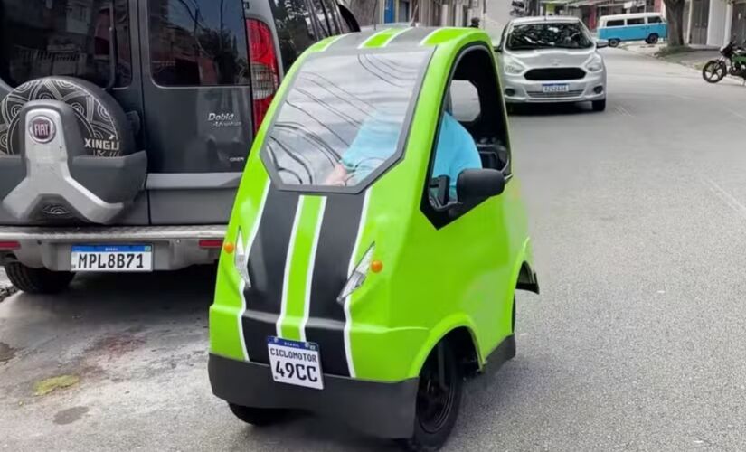 Nanico P50 é o menor carro do mundo criado por um brasileiro.