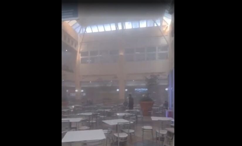Fumaça tomou praça de alimentação do Osasco Plaza Shopping