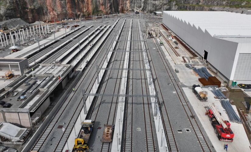 Pátio Morro Grande da Linha 6-Laranja está com 83,23% das obras concluídas