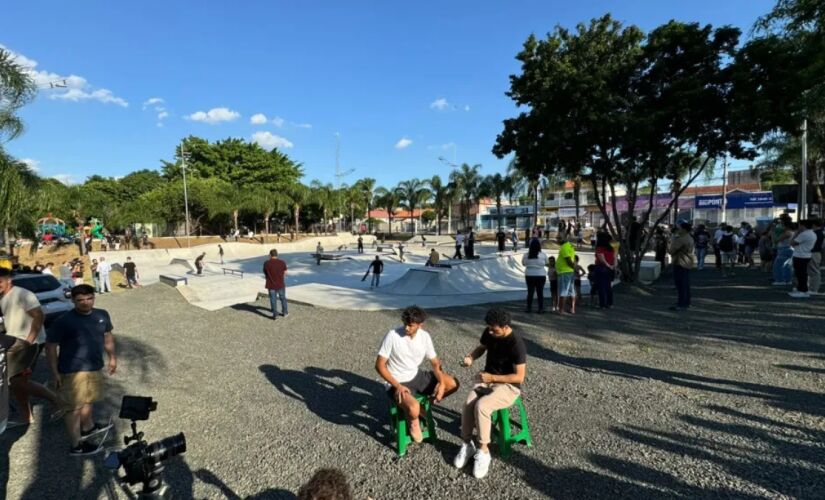 Pista de skate 'Gustavo Scarpa' fica localizada na rua Armelinda Espúrio da Silva, n° 680