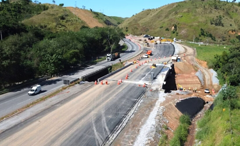 Primeiro viaduto da nova Serra das Araras, na Via Dutra, é inaugurado