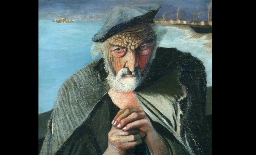 Quadro 'O Velho Pescador', do húngaro Tivadar Kosztka Csontváry