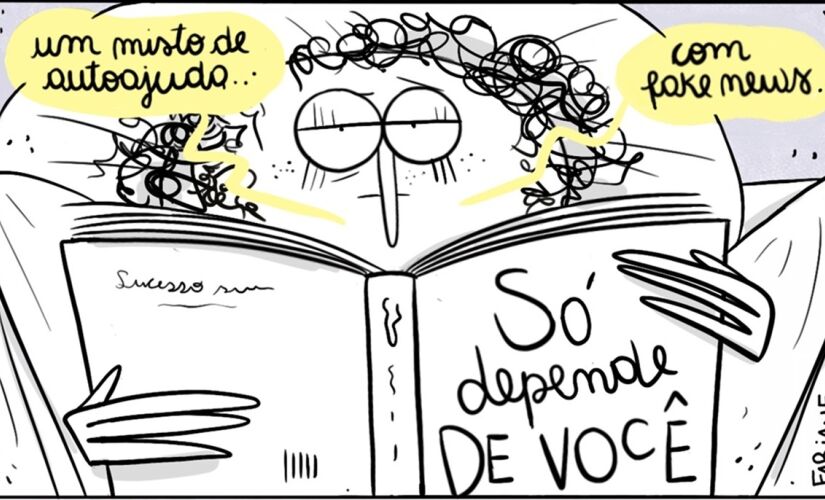 Uma das tiras de 'Viver Dói', de Fabiana Langona