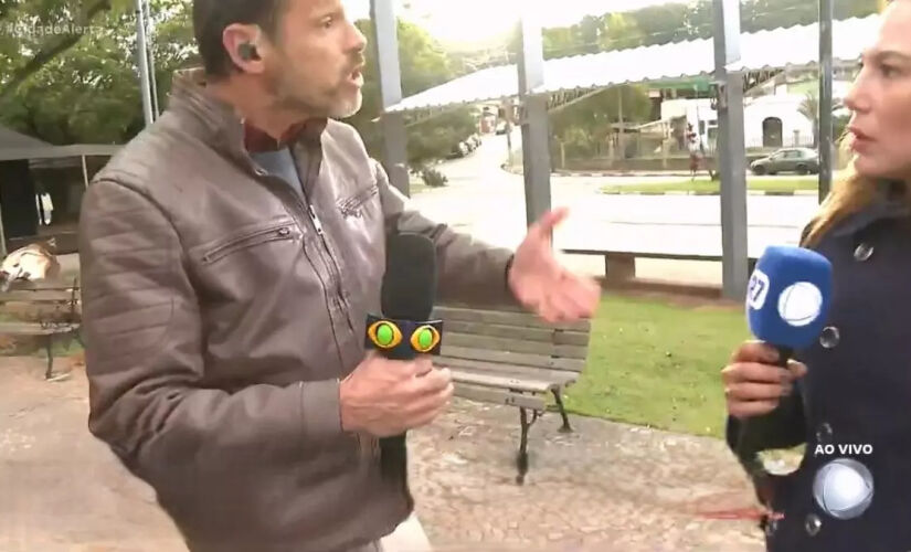 Lucas Martins, do 'Brasil Urgente' se envolveu em uma briga com a jornalista Grace Abdou, do 'Cidade Alerta', da RecordTV
