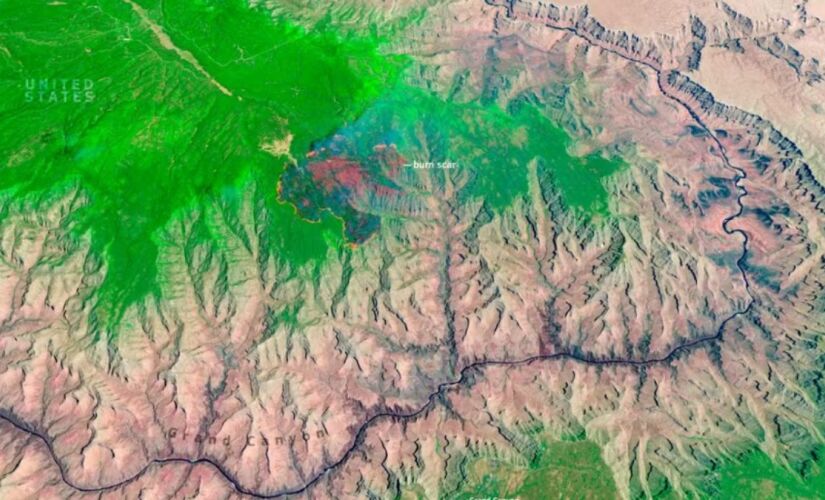Foto foi captada pelo satélite Copernicus Sentinel-2 na última terça-feira (15/7) 