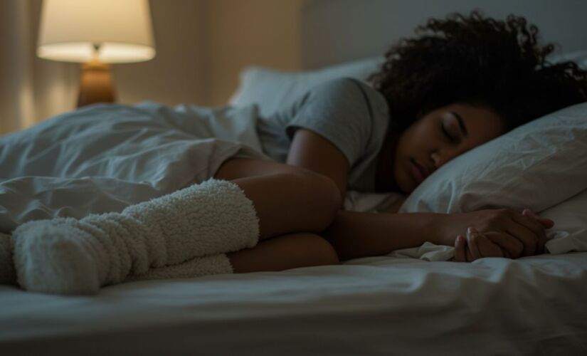 O motivo por trás de dormir com meias vai te surpreender 