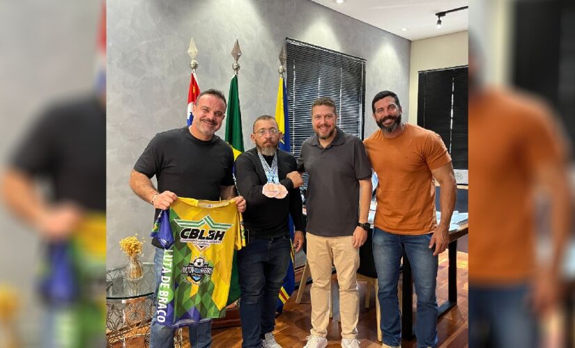 Marcos Domingues levou duas medalhas de bronze 