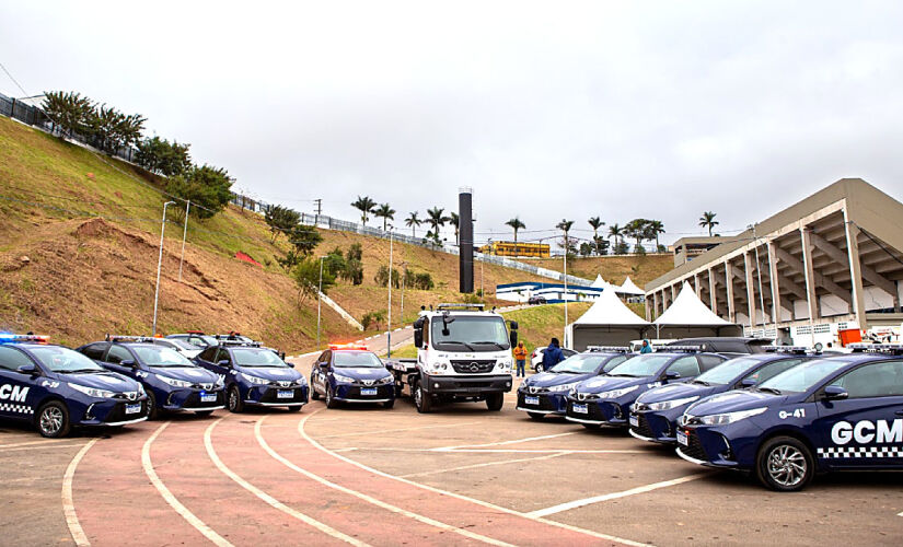Oito novas viaturas são do modelo Toyota Yaris, ganharam nova plotagem na cor azul-marinho e já estão sendo utilizadas em rondas