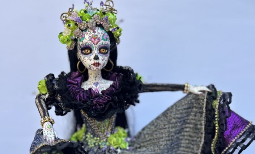 Entre as criações da artista, a figura da 'La Catrina' se destaca