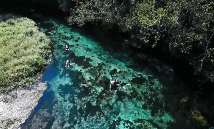 O rio sucuri está entre os três mais cristalinos do planeta