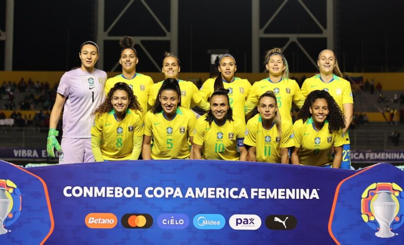 Brasil e Paraguai se enfrentam, nesta terça-feira, na Copa América Feminina