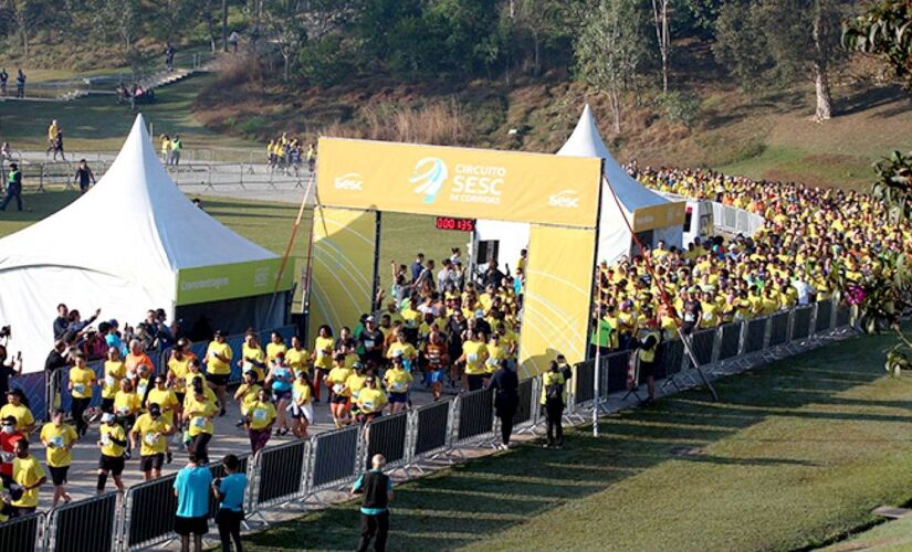 Prova de 6 km ocorre no Sesc Interlagos, na zona sul de São Paulo