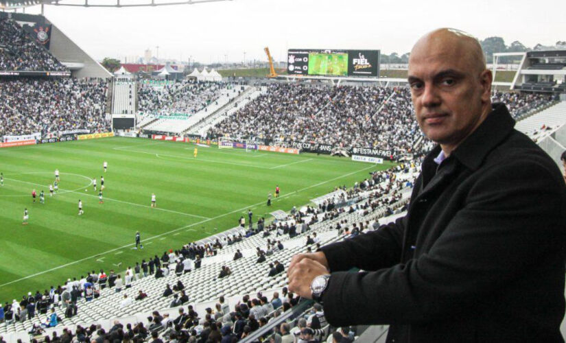 Moraes constantemente vai ao estádio do Corinthians