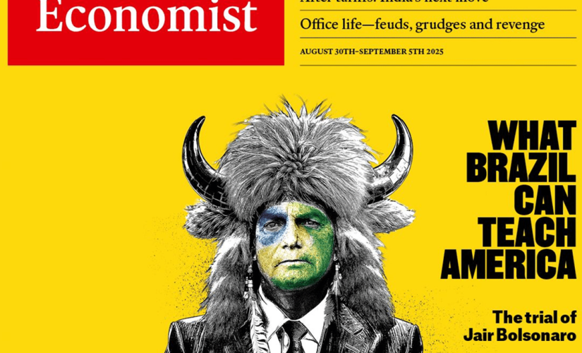 Capa de The Economist destaca o julgamento de Bolsonaro