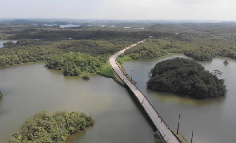 Hoje parte do parque caminhos do mar, estrada pode ser atravessada a pé