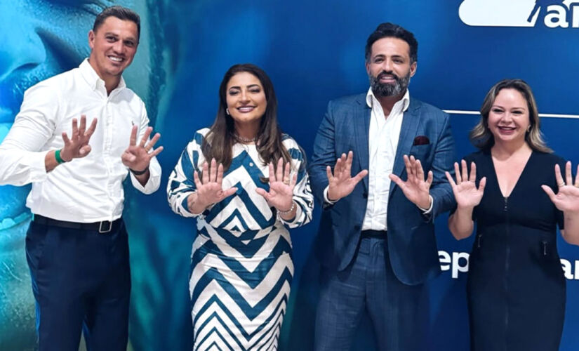Érica Franquini (dir.) deixa MDB e se filia ao Republicanos; na foto ainda é possível ver Engenheiro Daniel (esq.), deputada federal Ely Santos (centro) e Ney Santos, ao lado 