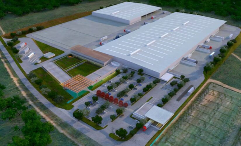 Planta da nova fábrica terá 140.000 metros quadrados, cerca do triplo da área atual