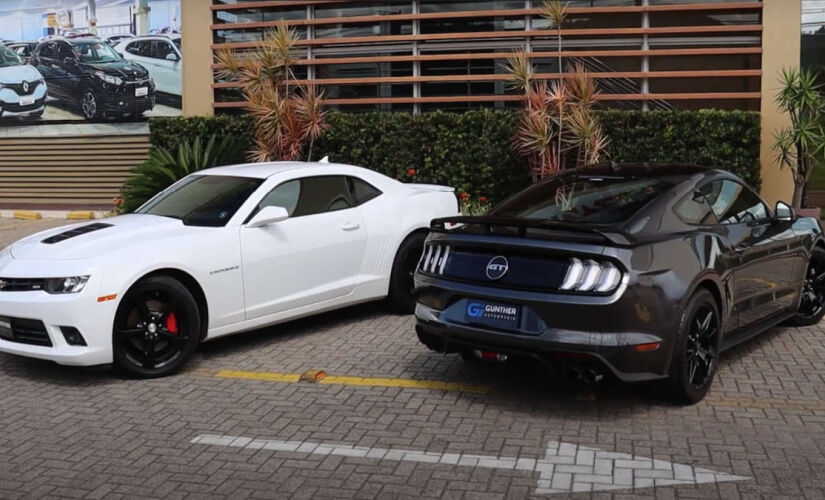 A briga entre Ford Mustang e o Chevrolet Camaro é antiga; entenda a origem