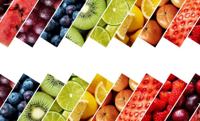 Frutas como banana, limão, morango, laranja, pinhão e tangerina são ricas em vitaminas, minerais e fibras  componentes importantes para o organismo