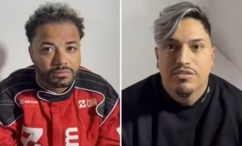 Influencer paraibano Hytalo Santos e o marido dele, Israel Nata Vicente, presos preventivamente nesta sexta-feira (15/8) em uma casa em Carapicuíba, na Grande São Paulo