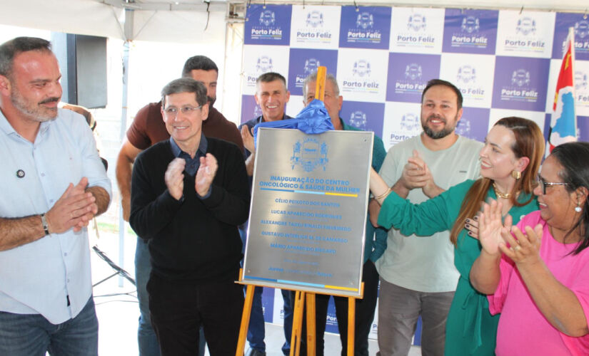 Prefeito Célio Peixoto participou da inauguração do primeiro Centro Oncológico e de Saúde da Mulher