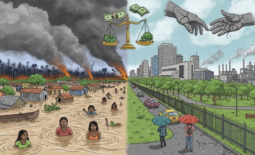 Crise climática não é neutra: recai com mais força sobre quem menos contribuiu para causá-la