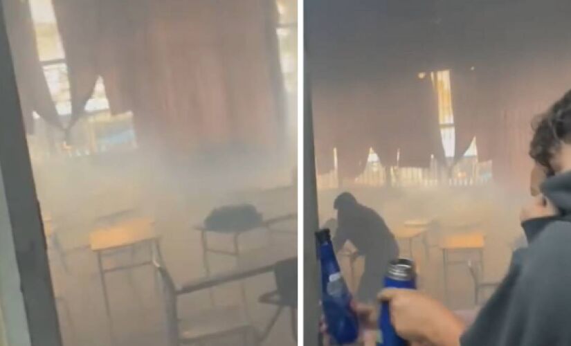 Sala não estava em uso no momento da ocorrência
